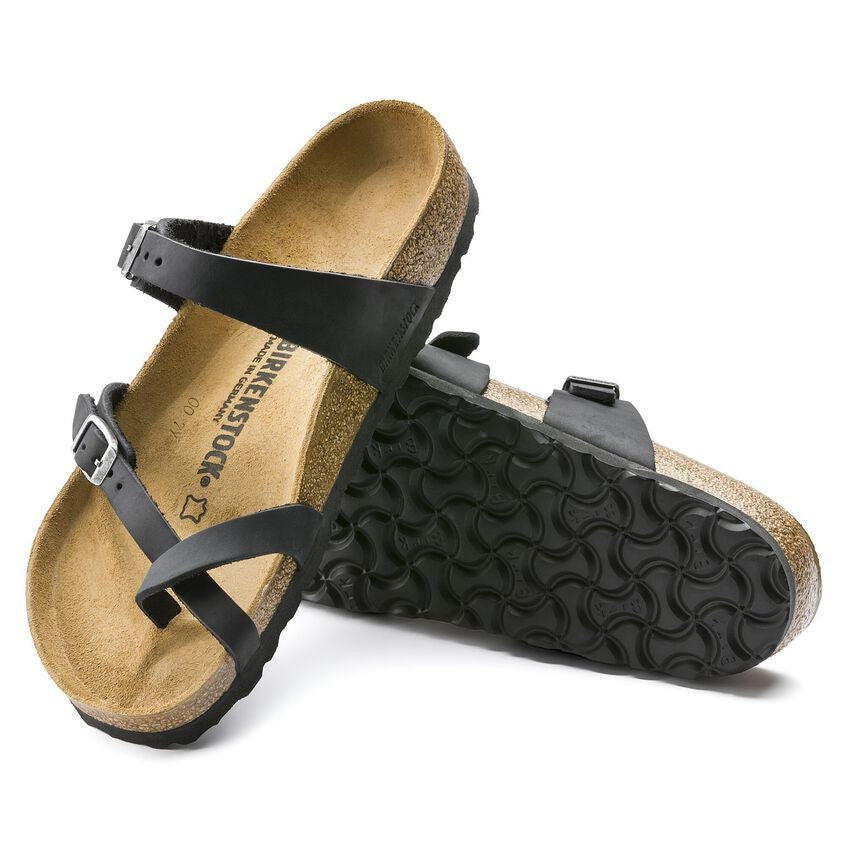 Birkenstock Mayari Oiled Leather Women's Sandals 171481 Black
