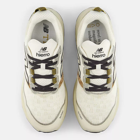 New Balance Men's  FreshFoam X Hierro V9 Shoes MHIER6Y6 Angora with Basil Oil