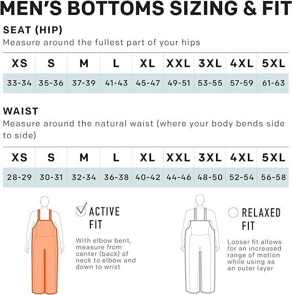 Grundens Men’s Neptune 10075-204 Commercial Fishing Bib Pants - AllSportsWearUSA