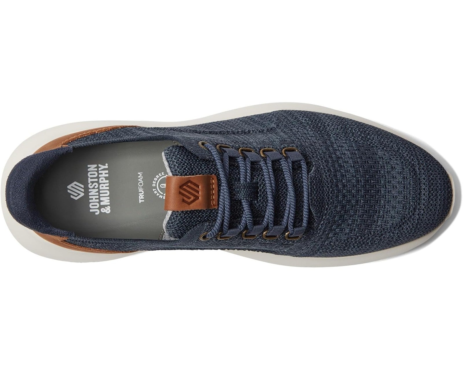 Johnston & Murphy Men's Amherst 2.0 Knit Plain Toe 25-0739 M Navy