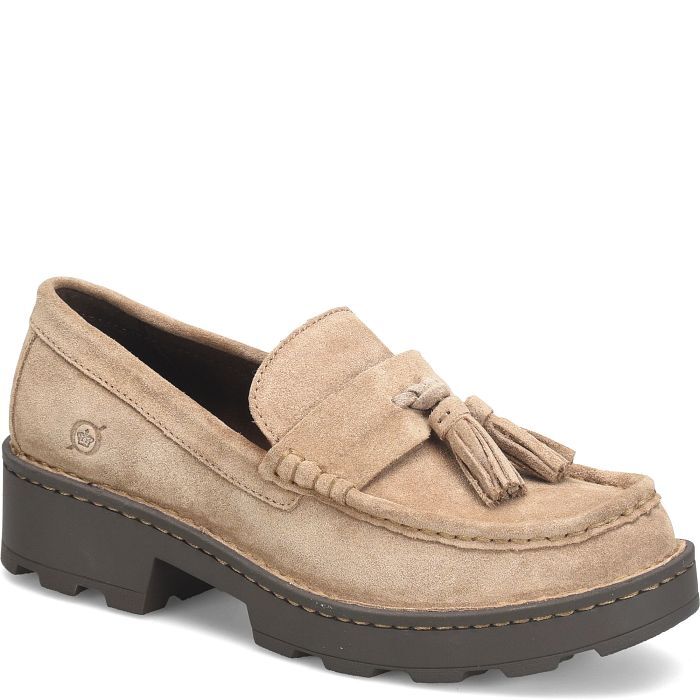 Born Capri  Women's Shoes BR0050155 Taupe Suede Tan