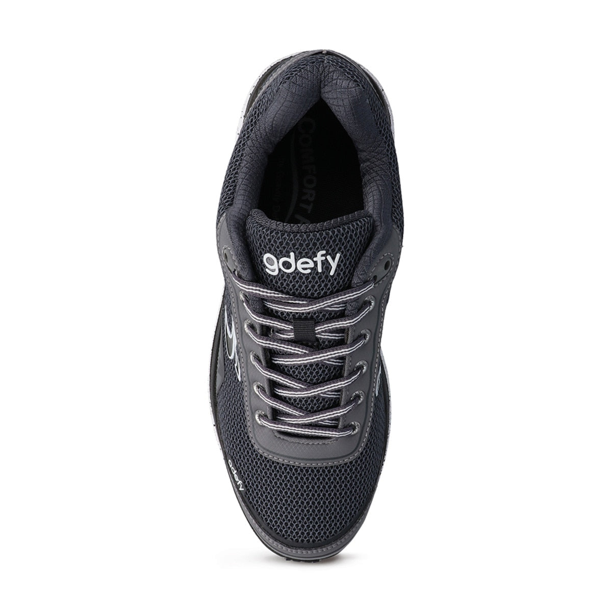 Gravity Defyer Men’s Gdefy Mighty Walk TB9024MGS Wide Grey Orthopedic Sneaker - AllSportsWearUSA