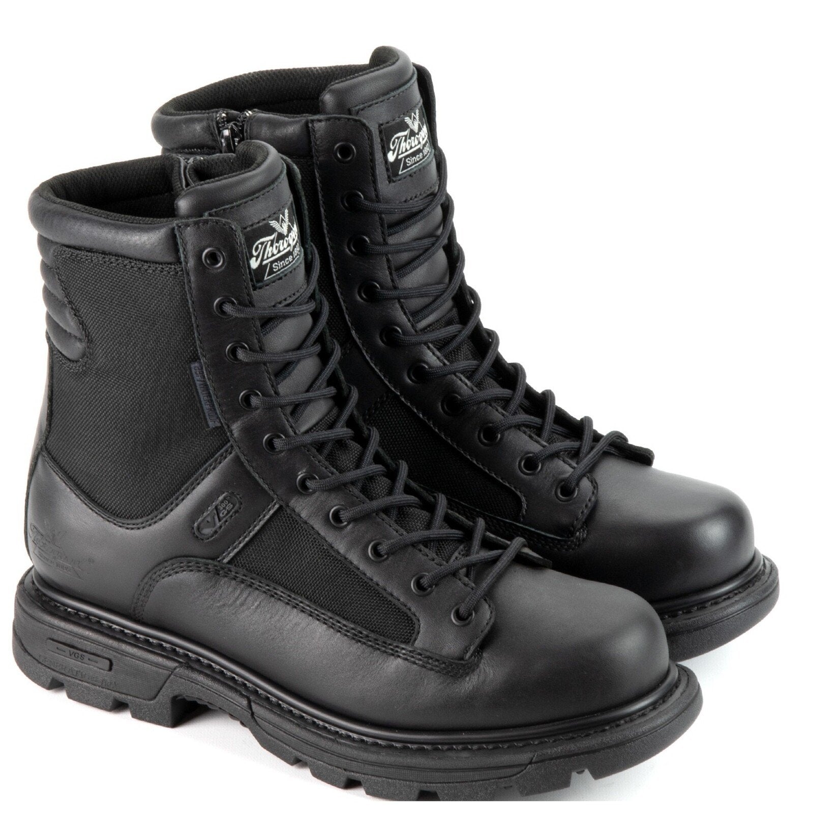 Thorogood Men's GEN-Flex2 8” Tactical Side Zip Waterproof Boots 834-7991 Black