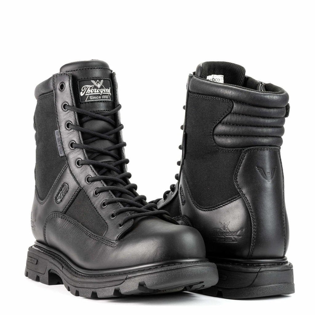 Thorogood Men's GEN-Flex2 8” Tactical Side Zip Waterproof Boots 834-7991 Black